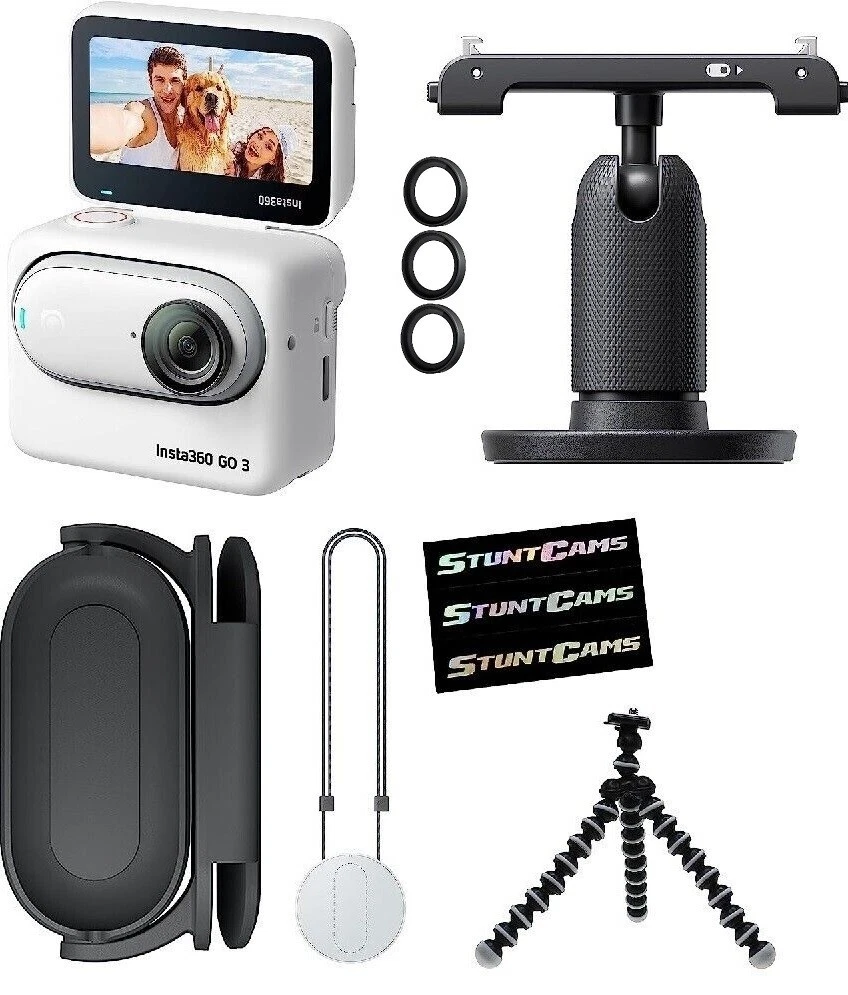 Insta360 Go3 64GB Camera WiFi Mini Action Waterproof Helmet Camera Lens  Guards | eBay