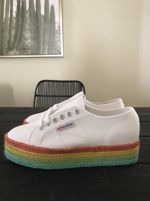 superga rainbow sneakers