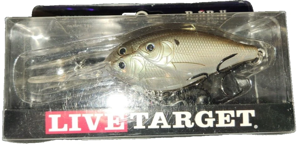 Live Target Threadfin Shad Baitball - 1 3/8 oz - 3 1/2 pulgadas - Verde / Fantasma - NUEVO Foto 3 de 4