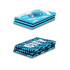 MANCHESTER CITY MAN CITY FC LOGO ART VINYL SKIN DECAL FOR SONY PS4 PRO CONSOLE
