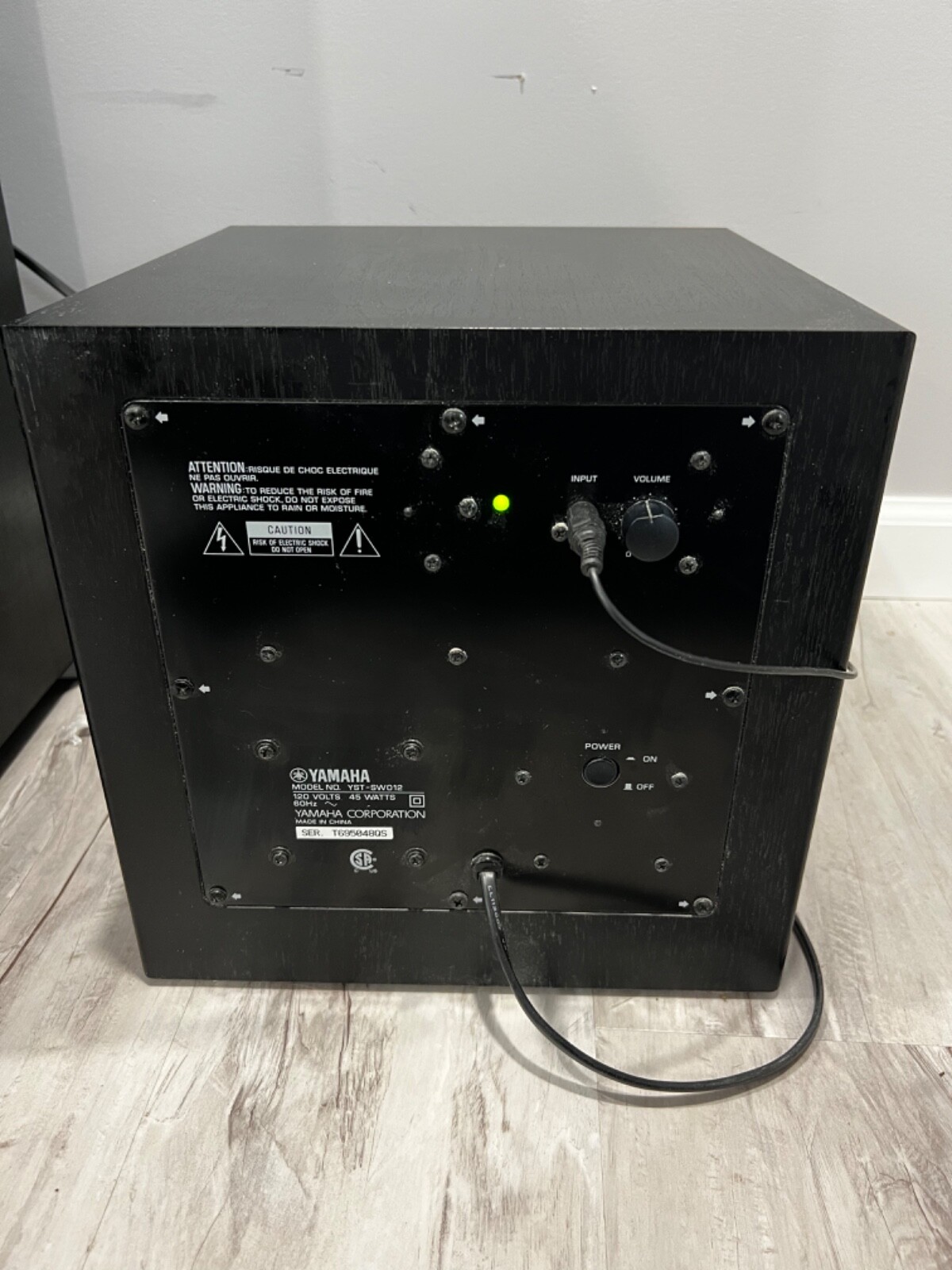 yamaha subwoofer YSTSW012 eBay