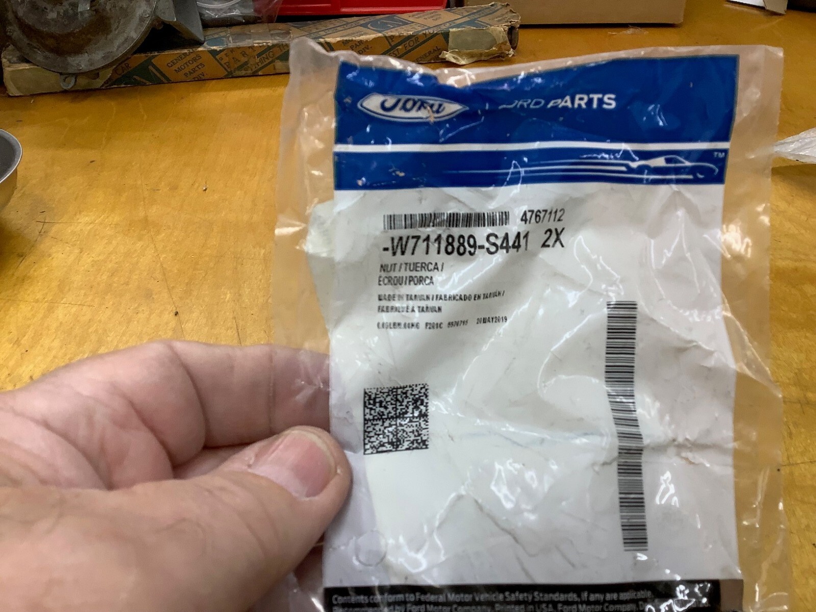 Ford OEM Steering Gearouter Tie Rod Castle Nut W711889S441 for sale