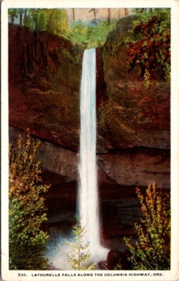  Advertising Postcard Meier & Frank Co. Tea Room Latourelle Falls Oregon OR W557