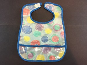 plastic baby bibs with pocket