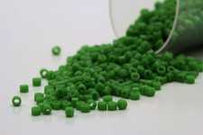 Miyuki Delicas 11/0 Opaque Pea Green Seed Beads DB-724