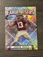 2023 Bowman Chrome U Early Risers #ER-7 Jordan Travis Florida State Insert