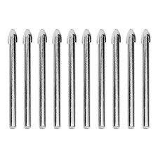10pcs 6mm Tip Glass Ceramic Tile Drill Bits Head Tungsten Carbide Drilling Bit