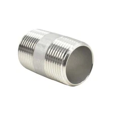Thrifco 9020025 3/4 x Close Stainless Steel Nipple