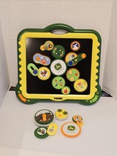Vintage John Deere Gearation Magnetic Board With 2 Gear Sets