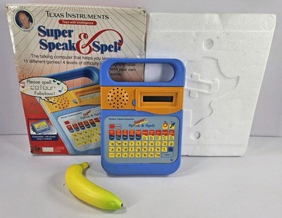 Vintage Super Speak and Spell (Texas Instruments 1991) Boxed Tested & Working