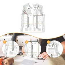 2x Template Ruler Dress Making Portable Models Fashion Illustration Rulers