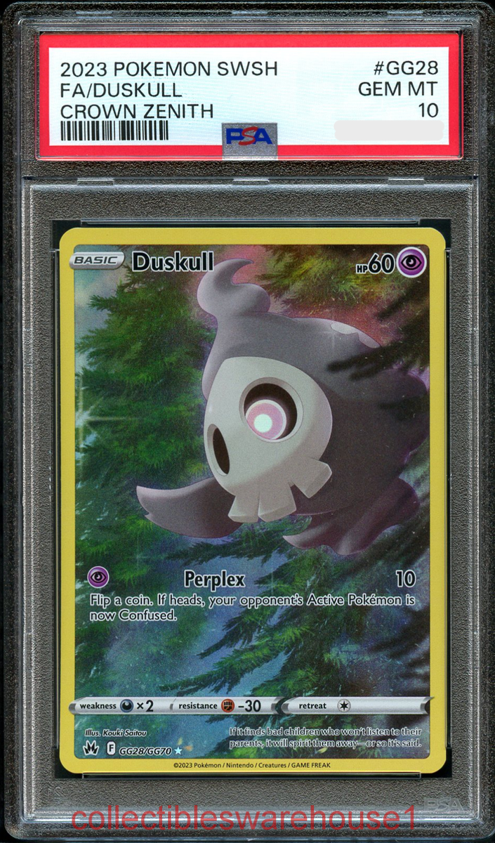 Pokemon Crown Zenith Duskull GG28 PSA 10 | eBay