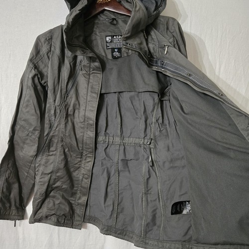 Women’s KUHL Lena Jacket Rain Resistant Carbon Gray Green Size Medium - Picture 5 of 6