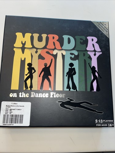 NEU IM KARTON Murder Mystery auf der Tanzfläche Spiel Alter 16+, 5-13 Spieler
