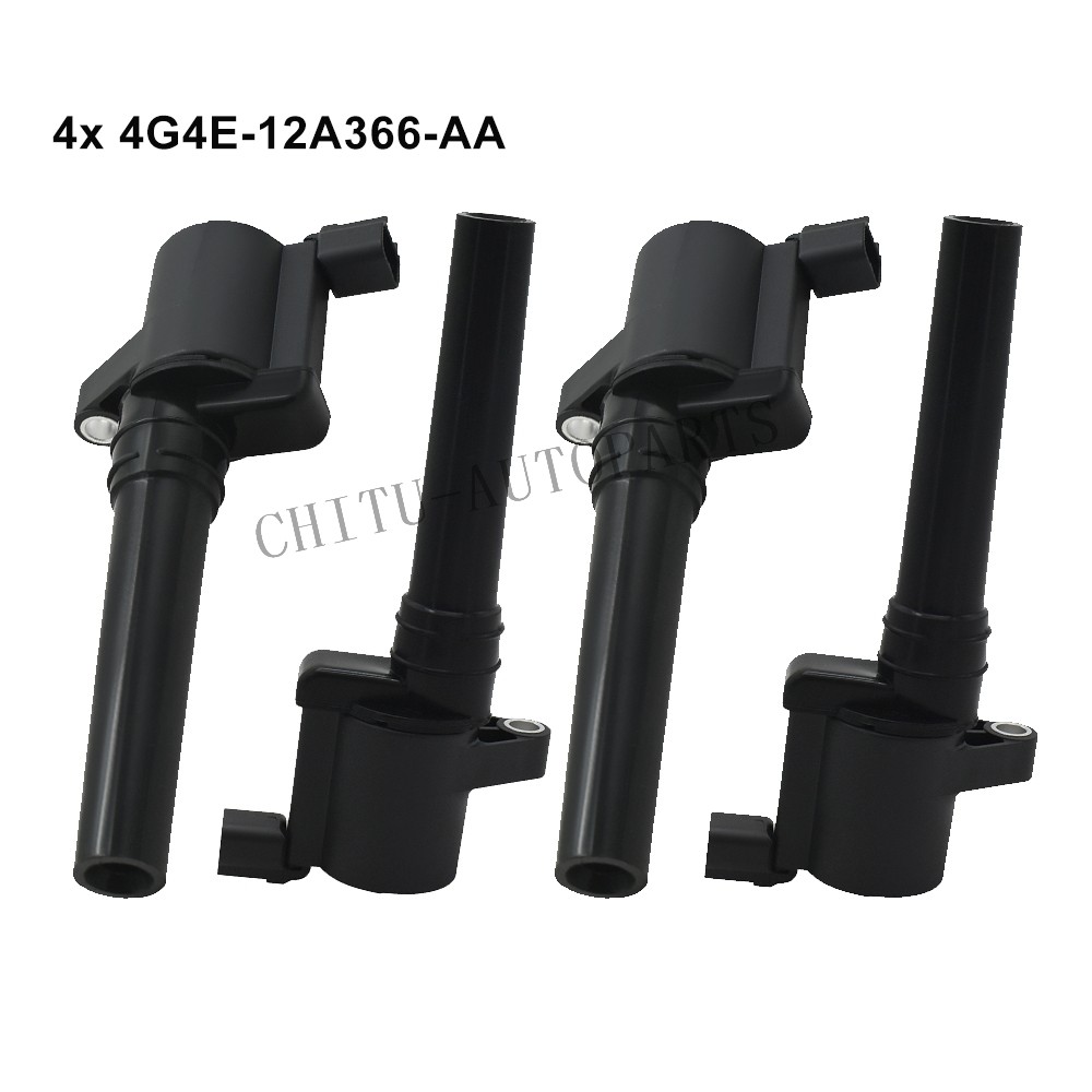 4pcs New Ignition Coils for Aston Martin DB9 Coupe AM3 6.0L  V12 4G4E-12A366-AA