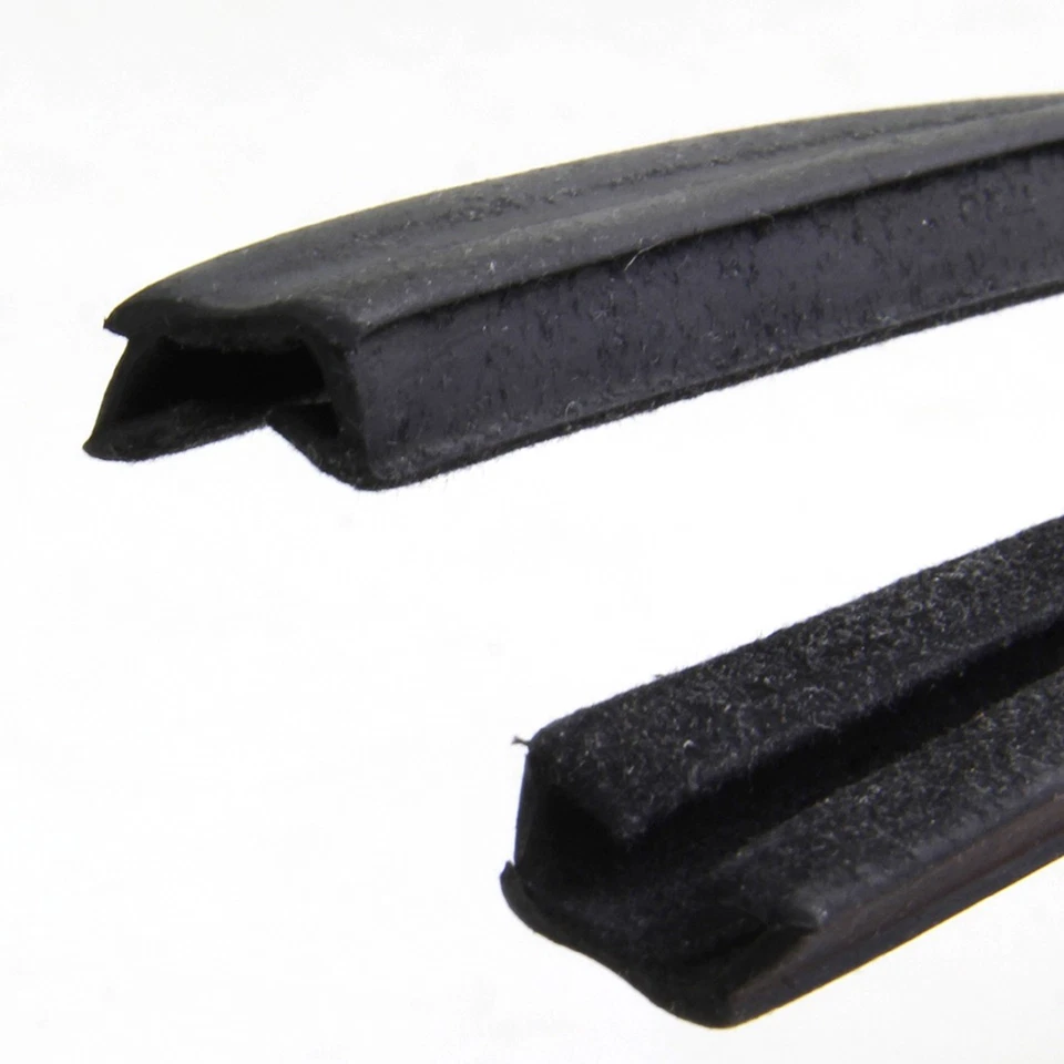 DOORS GLASS RUN CHANNEL PAIR FOR NISSAN DATSUN BLUEBIRD 510 240Z 1200 B110 B210 - image 3 of 4