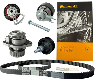 CONTI Zahnriemen + Rollensatz + Wasserpumpe VW GOLF 5 6 PLUS CADDY POLO 1.4 16V 