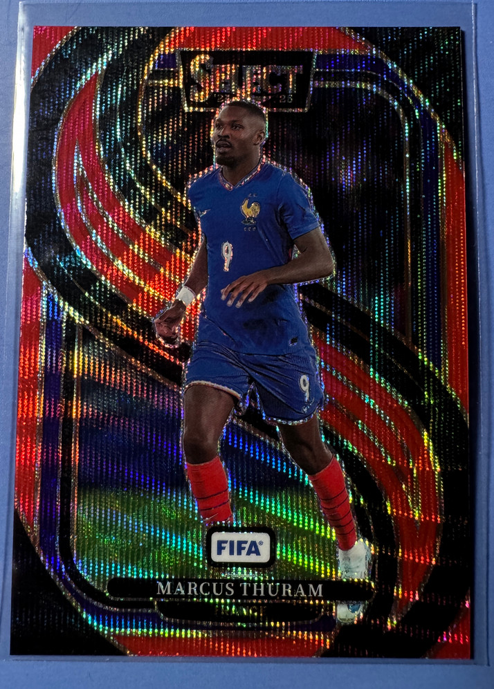 Marcus Thuram 2024-25 Panini Select FIFA 46/59 Red Wave Terrace #173