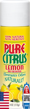 All-Natural Non-Aerosol Odor Eliminator Lemon Pack of 6