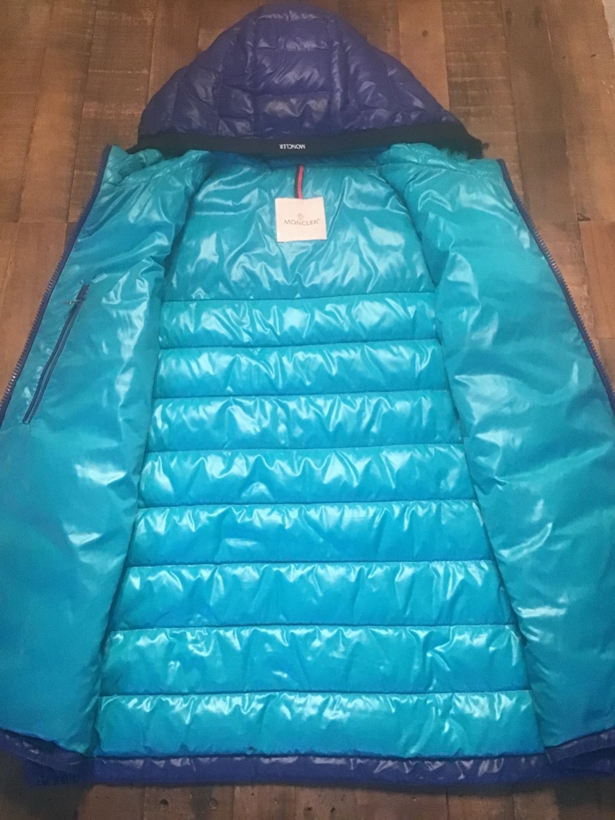 LTD EDITION MONCLER RAGOT GOOSE DOWN HOODED GILET SZ 6 XXL 52" CHST RRP £910 image 4