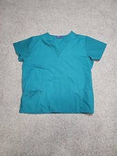 Green Town Scrub Top 2X Color Green