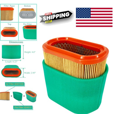#ad Universal Fit Air Filter Plus Pre Filter for Generac Engines Portable Generator $26.59