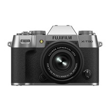 Fujifilm X-T50 Digital Camera Silver with XC 15-45mm Lens