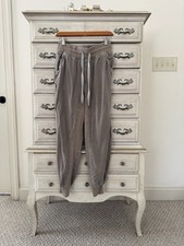 Aerie Lyocell Taupe Drawstring Tapered Leg Jogger Pants