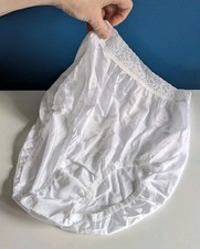 Vintage Hanes Her Way Nylon Panties NWOT NOS DEADSTOCK Sz 8 White 1980s HTF