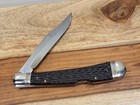 1988 WINCHESTER (#1927) BROWN BONE/LOCKBACK "BANANA TRAPPER" POCKET KNIFE- MIB — photo 3