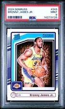 2024 PANINI DONRUSS #243 BRONNY JAMES JR. PSA 9