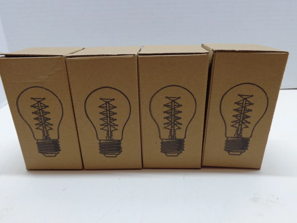 Artistic Vintage Edison Style Bulb 4 Pack, A19, 110-130V, 40W, B22, New in Box - Image 3 of 4