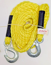 Emergency Tow Rope Braided Yellow Nylon 15 Foot X 58 Inch 1500-lb Load New Emergency Tow Rope Braided Yellow Nylon 15 Foot X 58 Inch 1500-lb Load New