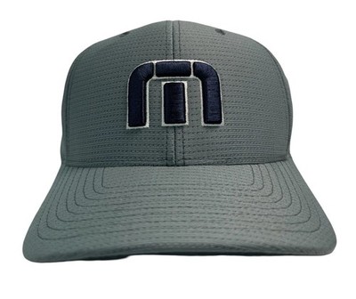 Travis Mathew Circle Back Around FlexFit Fitted Sz L /XL Hat Cap Blue Golf Sport