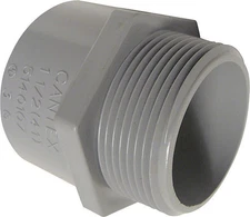 Cantex 5140105C PVC Male Terminal Adapter 1 Dia. in.