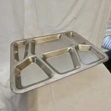 Lion General Bentley #442 Stainless Steel Taiwan Cafeteria Tray READ DESCRIPTION