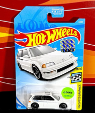 Hot Wheels 2019 Super Treasure Hunt '90 Honda Civic EF White Factory Sealed New