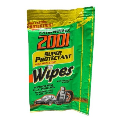 Turtle Wax 2001 Super Protectant w/ Sun Stop Wipes Old Formula VTG 2002 USA MADE