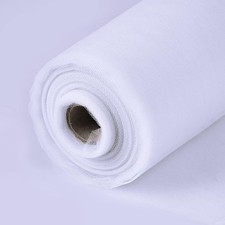 White Tulle Fabric Roll 54 Inch x 20 Yards Wedding Party Craft Decor