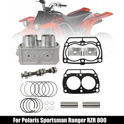 For 2005-2014 Polaris Sportsman 800 Cylinder Piston Gasket Top End Kit Camshaft
