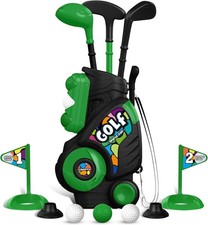 Liberry Toddler Golf Set for Ages 2 3 4 Boys Girls, Upgraded Kids Golf Cart with