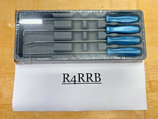 Snap-on Tools Usa New Pearl Blue 4pc Long Mini Awl Hook Pick Set Asal204bpb Rare Snap-on Tools Usa New Pearl Blue 4pc Long Mini Awl Hook Pick Set Asal204bpb Rare