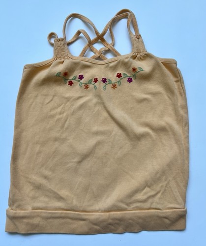 GYMBOREE Girls Embroidered Tank Top Sleeveless Shirt - Size 4 - LOT OF 2 - Picture 4 of 5
