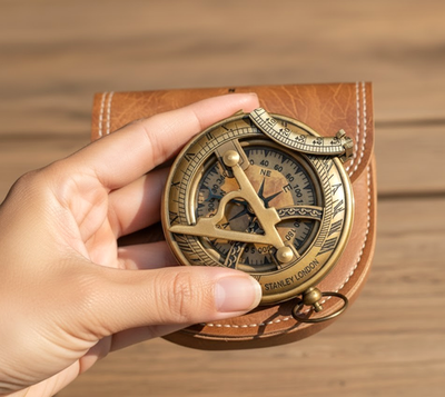 Stanley London 真鍮製 日時計 コンパス アンティーク Stanley London 真鍮製 日時計 コンパス アンティーク Vintage Brass