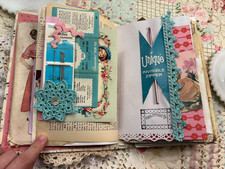Retro Ephemera Sewing Junk Journal handcrafted