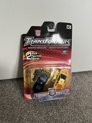 Transformers Robots in Disguise Spychangers Hot Shot & R.E.V Brandneu Versiegelt