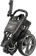 KVV 3 Wheel Golf Push Cart Ultra Lightweight Smallest Folding Size, New-Version 