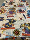 Vintage 90s X Men Fitted Twin Sheet Marvel Comics Bedding Fabric 1994