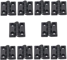 Hinge1.97 /50Mmx50Mm Black Plastic Cabinet Door Reinforced Ball Bearing Hinge -1