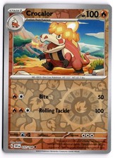 Pokemon TCG Crocalor 037/198 Sv01: Scarlet & Violet Base Set Reverse Holo